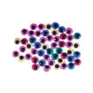 Picture of GOOGLY EYES COLOURED 10MM - 50 PACK